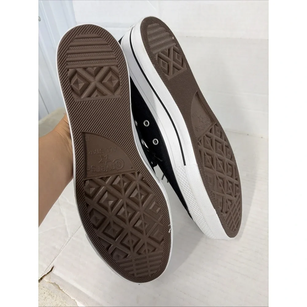 Converse Chuck Taylor All Star Lift Platform Black Women's 14 560250C NWOB S1